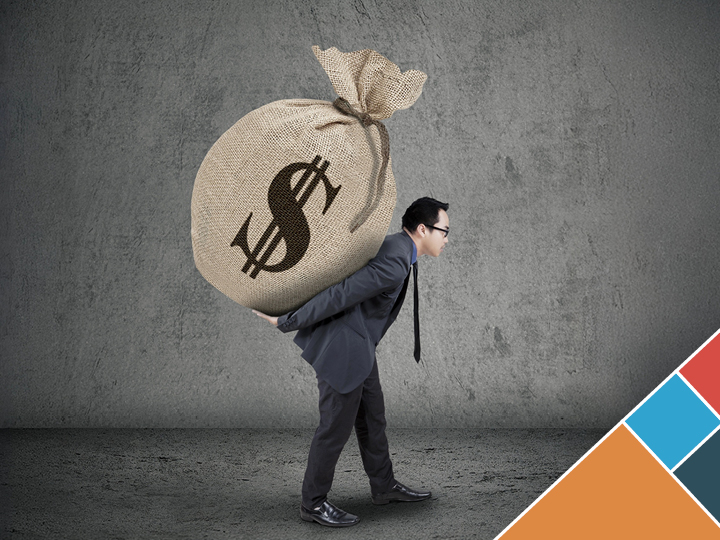 Man transporting money