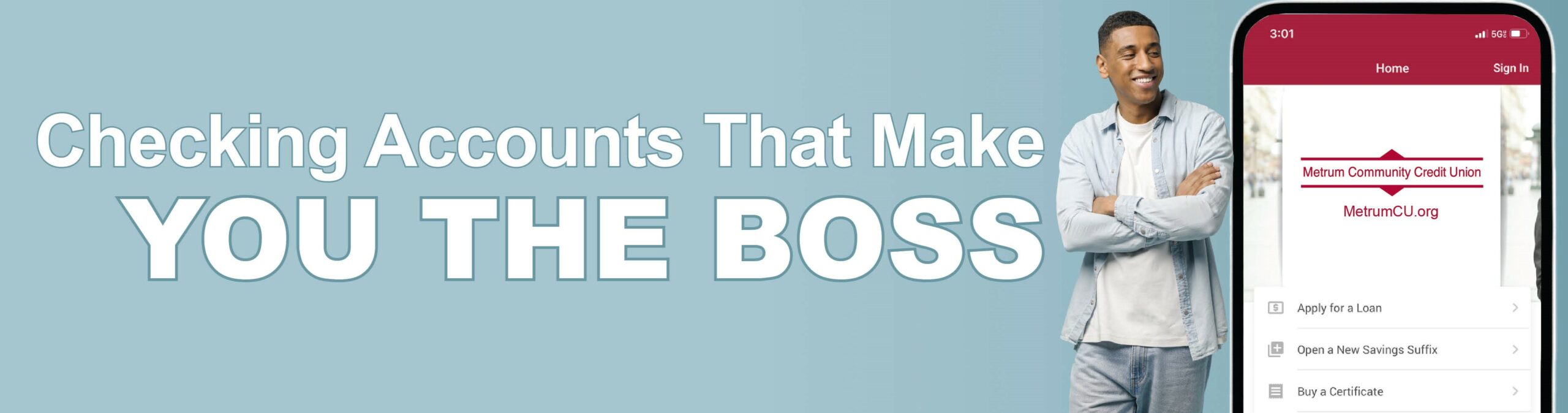 Checking Accounts that make you the boss